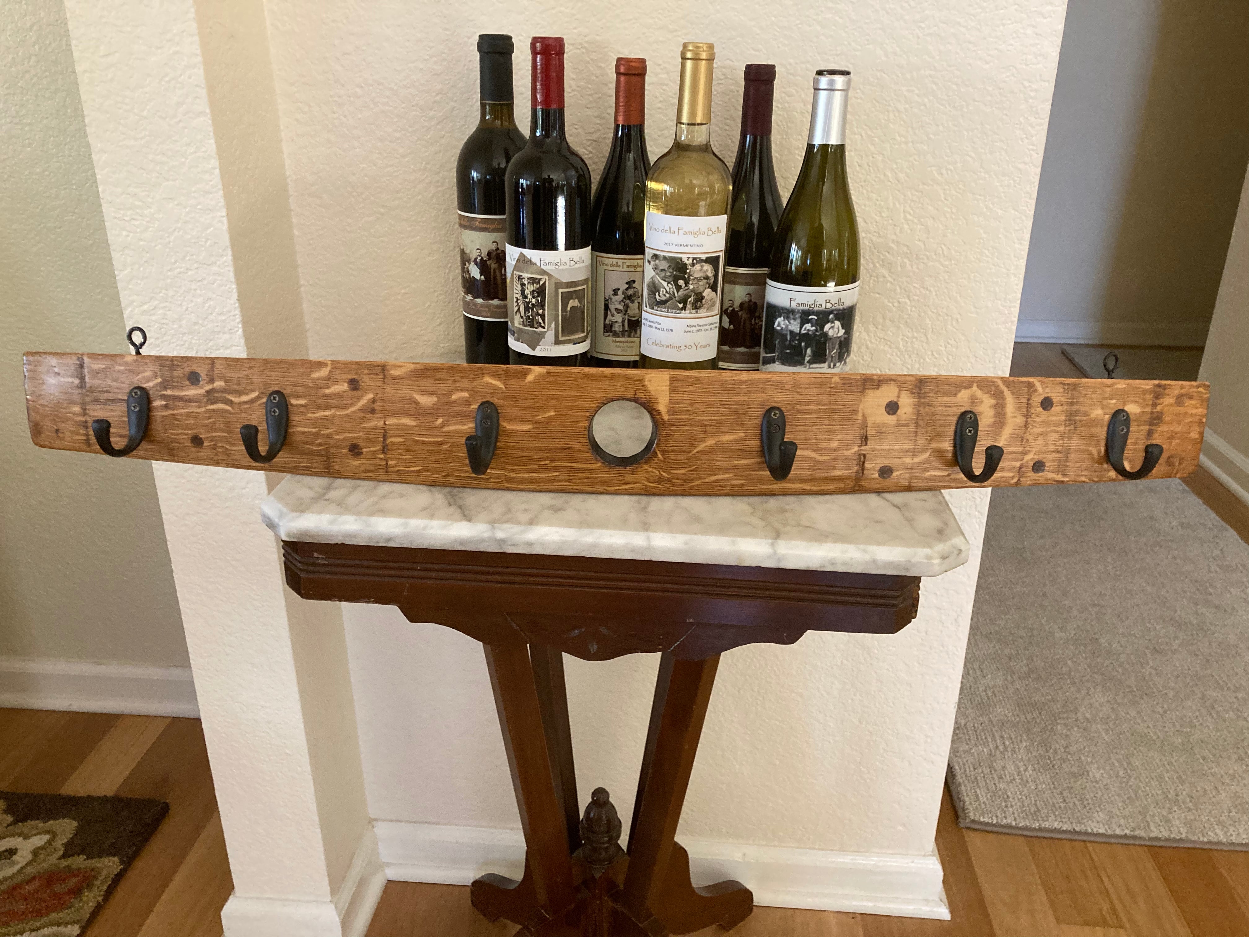Winefrill - Wine Barrel Coat Rack – WineFrill
