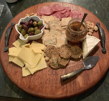 Load image into Gallery viewer, Wine Barrel Cheese Tray - WineFrill
