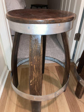 Load image into Gallery viewer, Wine Barrel Counter Stool - WineFrill
