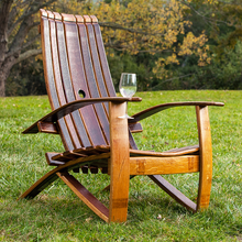 Load image into Gallery viewer, Wine Barrel Adirondack Chair
