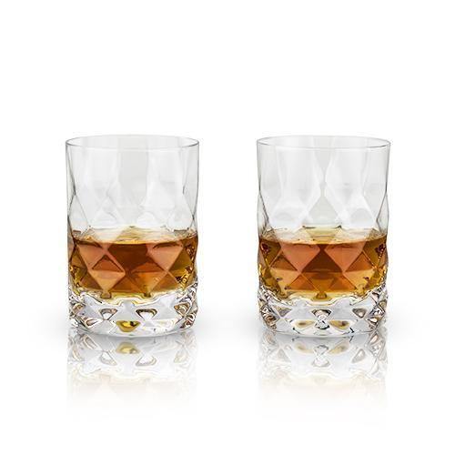 Gem Crystal Tumblers - Cocktail Glasses