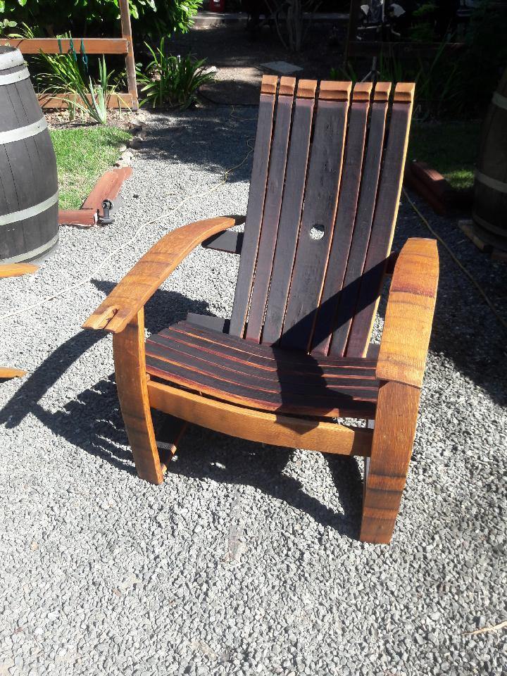 Sonoma Wine Barrel Adirondack Chairs - WineFrill