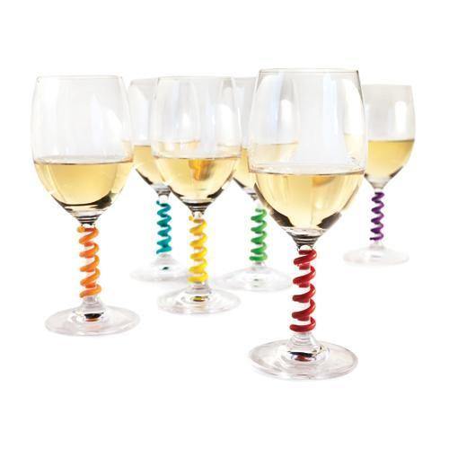 Spring Charms In Assorted Colors - Wine Charms