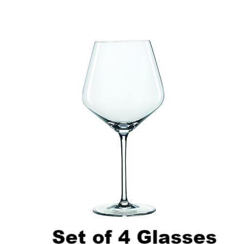 Wine Glass Angle Cut- Red Burgundy Style - Wine Glasses